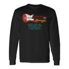 Classic Since November 1962 61 Geburtstag Gitarrenliebhaber Langarmshirts