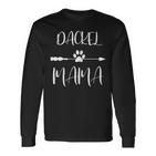 Dackel Dackel Mama Pfote Hunde Geschenk Langarmshirts