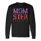 Damen Momster Halloween Kostüm Für Mama Geschenk Langarmshirts