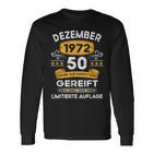 Dezember 1972 Lustige Geschenke 50 Geburtstag Langarmshirts