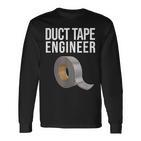 Duct Tape Engineer Heimwerker Lustiges Duct Tape Langarmshirts