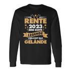 Eine Legende Geht In Rente 2023 Pensionierung 2023 Ruhestand Langarmshirts