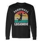 Faustball Legende Für Faustballer Faustballspieler Faustball Langarmshirts