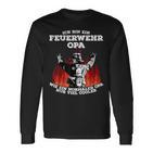 Feuerwehr Opa Cooler Opa Feuerwehrmann Langarmshirts