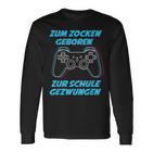 Gamer Videospiele Konsole Ps5 Gaming Geburtstag Zocken Langarmshirts