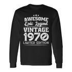 Gebaut Im 70Er Vintage Original Epische Legende Langarmshirts