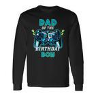 Geburtstag Jungen Geschenk Papa Videospiel Langarmshirts