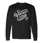 Geburtstag Vintage 2018 Langarmshirts