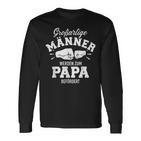 Großartige Männer Papa Vater Befördert Geschenk Baby Geburt Langarmshirts