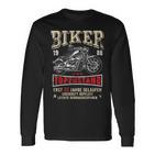 Herren 35 Geburtstag Mann Biker Geschenk Witzig Motorrad 1988 Langarmshirts