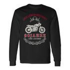 Herren Langarmshirts zum 80. Geburtstag, Legende Biker & Chopper Motiv