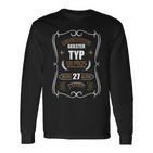 Herren Lebende Legende Geilster Typ 27 Geburtstag Langarmshirts