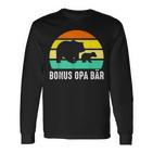 Herren Opa Bär Bonus Opa Bär Langarmshirts