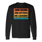 Herren Schwiegersohn Der Mann Der Mythos Die Legende Geschenk Langarmshirts