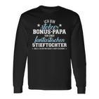 Herren Stolzer Bonus Papa Einer Fantastischen Stieftochter Langarmshirts