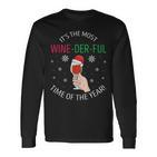 Its The Most Wine-Der-Ful Time Of The Year Lustiges Geschenk Langarmshirts
