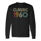 Klassisch 1960 Vintage 63 Geburtstag Geschenk Classic Langarmshirts