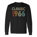 Klassisch 1966 Vintage 57 Geburtstag Geschenk Classic Langarmshirts