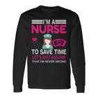 Krankenschwester Langarmshirts: Zeitersparnis für Medizinisches Personal