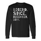 Legend Since December 1984 Geburtstagsfeier Frau Ehemann Langarmshirts