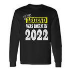 Legendärer Vater und Mutter, Dieses Kind 2022 Geboren Langarmshirts