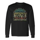 Legenden 1978 Geburtstags-Langarmshirts, Einzigartiges 45. Geburtstagsgeschenk