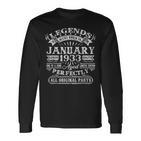 Legenden Wurden Im Januar 1933 Geschenk 90 Geburtstag Mann V2 Langarmshirts