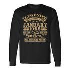 Legenden Wurden Im Januar 1968 Geschenk 55 Geburtstag Mann V3 Langarmshirts