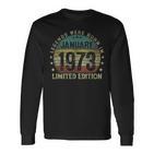 Legenden Wurden Im Januar 1973 Geschenk 50 Geburtstag Mann V6 Langarmshirts