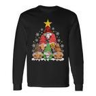 Lustige Weihnachtswichtel Weihnachten Wichtel Weihnachtsbaum Langarmshirts