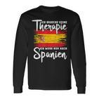 Lustiges Spanien Geschenk Für Spanier Spanien Langarmshirts