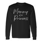 Mama Der Prinzessin Mutter Und Tochter Langarmshirts