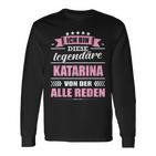 Name Katarina Vorname Namensgeschenke Namenstag Langarmshirts