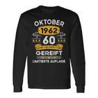 Oktober 1962 Lustige Geschenke 60 Geburtstag Langarmshirts