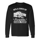 Opa  Enkelin Das Perfekte Chaos Team Lustig Partnerlook Opa Langarmshirts