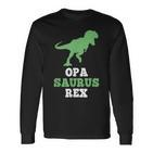 Opa-Saurus Rex Dinosaur Opasaurus Langarmshirts