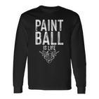 Paintball Farbe Lebensstil Spiel Taktisch Airsoft Geschenk Langarmshirts