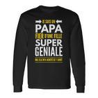 Papa von Mädchen Langarmshirts, Lustiges Geburtstagsgeschenk für Väter