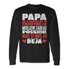 Papa Zum Vatertag Geschenk Für Papa Geburtstag Vater V4 Langarmshirts