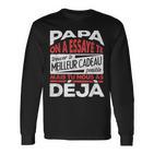 Papa Zum Vatertag Geschenk Für Papa Geburtstag Vater V6 Langarmshirts