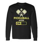 Pickleball Modus Ein Pickleball Schläger Und Ball Langarmshirts