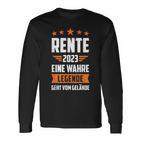 Rentner 2023 Eine Legende Geht In Rente V2 Langarmshirts