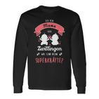 Stolze Mama Zwillinge Geschenk Zwillingsmama Geschenk Damen Langarmshirts