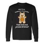 Süßer Teddy Witziger Spruch Teddybär Umarmung Liebe Witz Langarmshirts