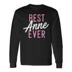 Süßes Best Anne Ever Cooles Türkische Mama Mutter Geschenk Langarmshirts