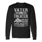 Vater Und Tochter Dad Partnerlook Vatertag Geschenk Langarmshirts