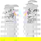 Damen Mamacorn Einhorn Geburtstag Süß Muttertag Langarmshirts
