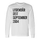 Geburtstag Legendär Seit September 2004 Jahrgang Vintage Langarmshirts