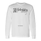 Geschenk Zum 30 Geburtstag Gästebuch Langarmshirts