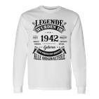 Legenden Wurden Im 1942 Geboren 81 Geburtstag 81 Jahre Langarmshirts